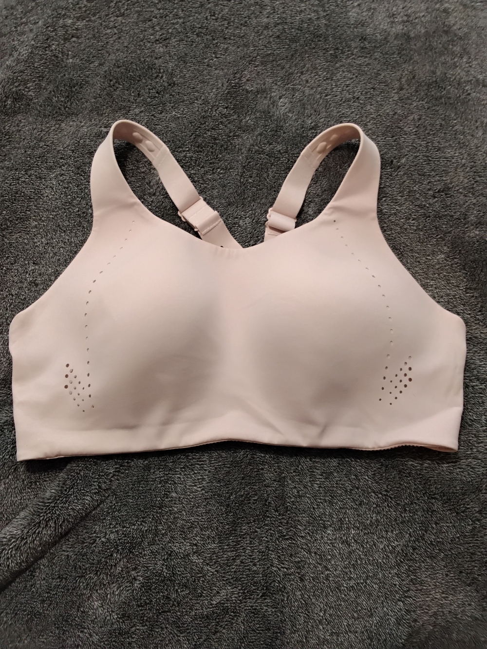 lululemon athletica Blush Pink Seamless Wireless Sports Bra